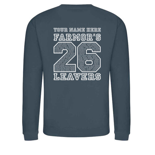 Sweatshirt Leavers 2026 Farmor's School Fairford Price with VAT £18.50 Thumbnail